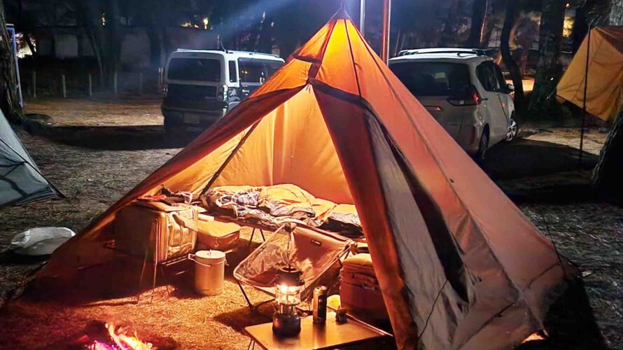 恒例になりそうな年末キャンプ行ってきました at 白浜荘オートキャンプ